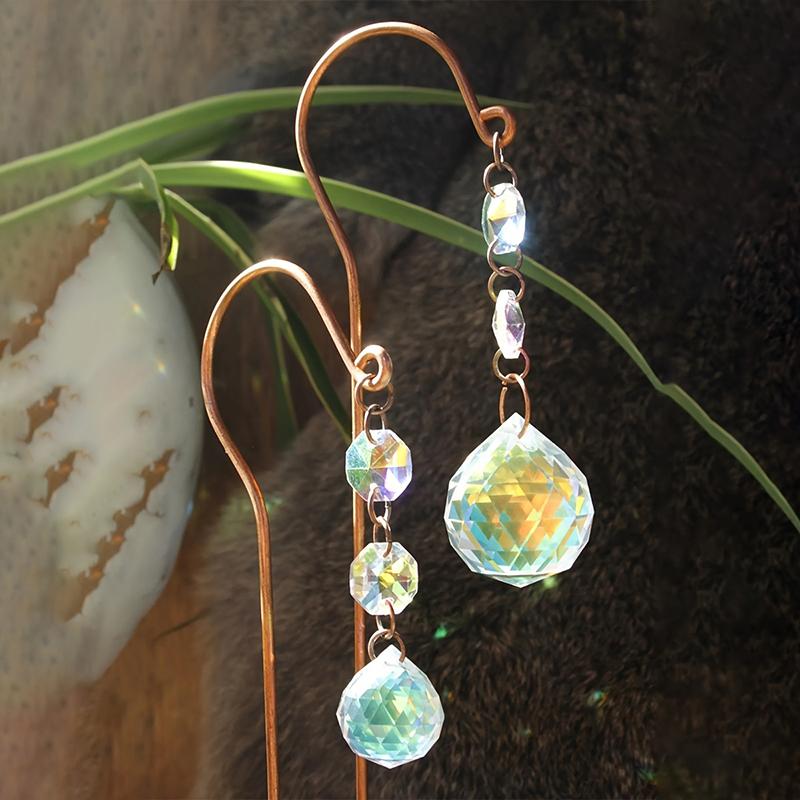Crystal Ball Decor - 1Pcs Sun Catcher Crystal Ball Flower
