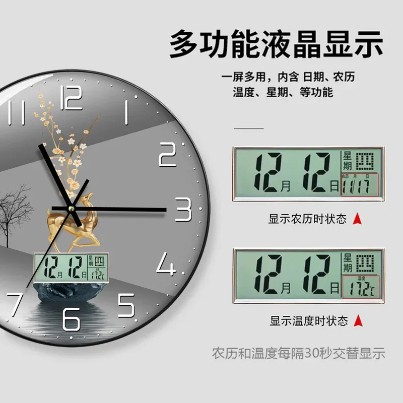 Watch Wall Clock Living Room w - مراجعة Luxury Lifestyle Watches وسعره