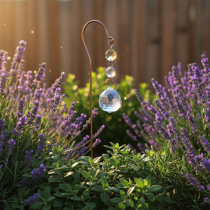 1Pcs Sun Catcher Crystal Ball  - مراجعة Crystal Ball Decor وسعره