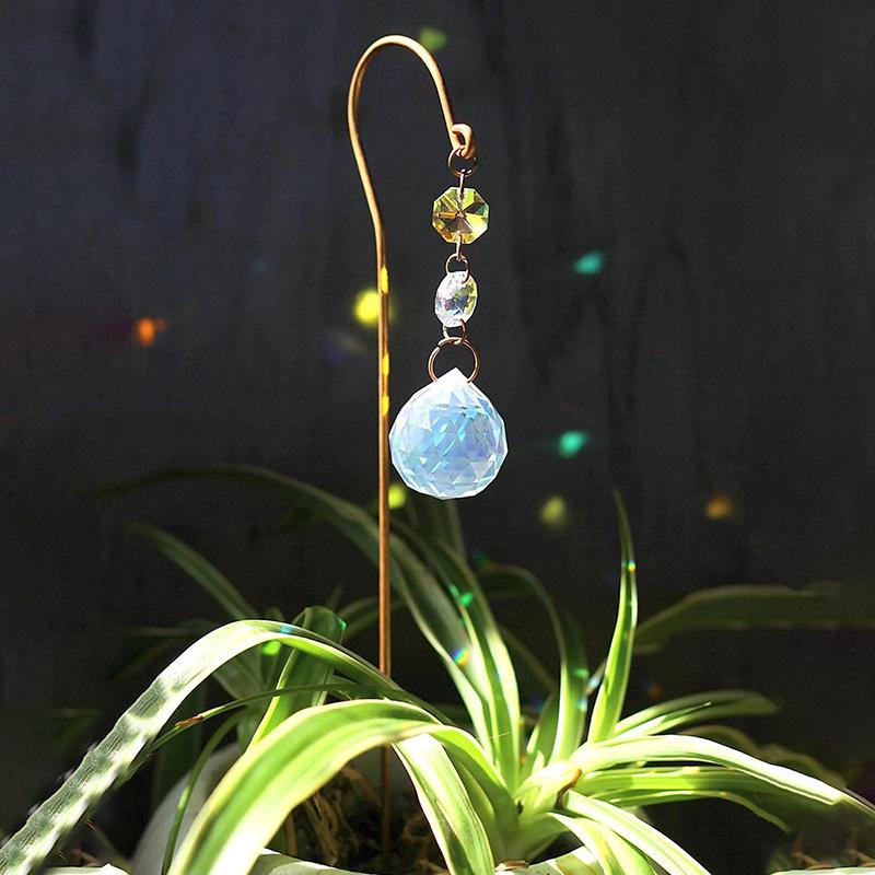 1Pcs Sun Catcher Crystal Ball  - مراجعة Crystal Ball Decor وسعره