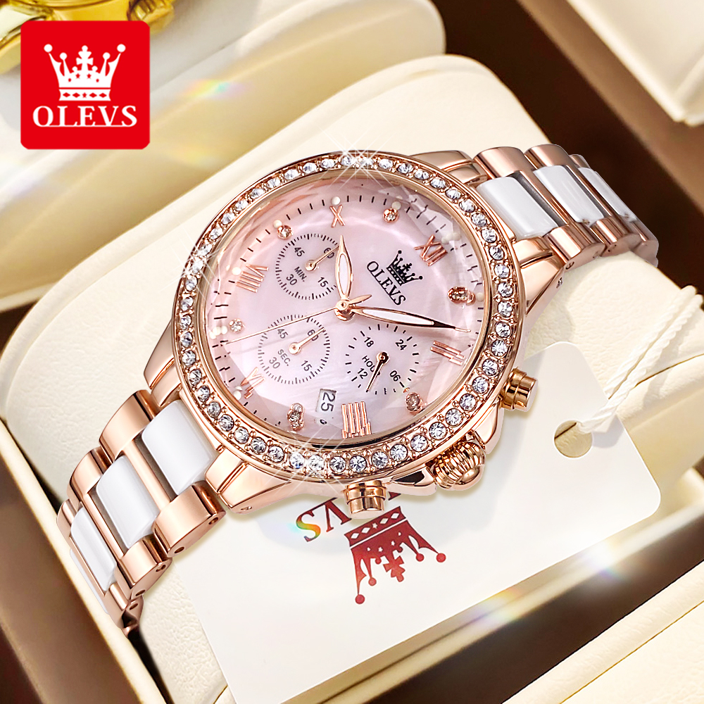 OLEVS 9999 Women Watch Brand O - مراجعة Luxury Lifestyle Women وسعره