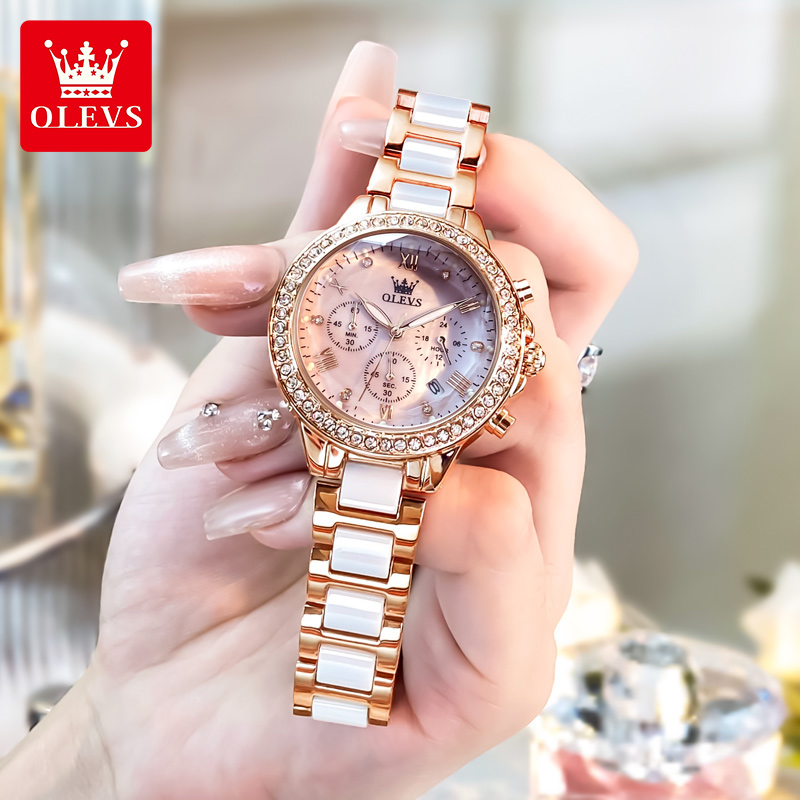 OLEVS 9999 Women Watch Brand O - مراجعة Luxury Lifestyle Women وسعره