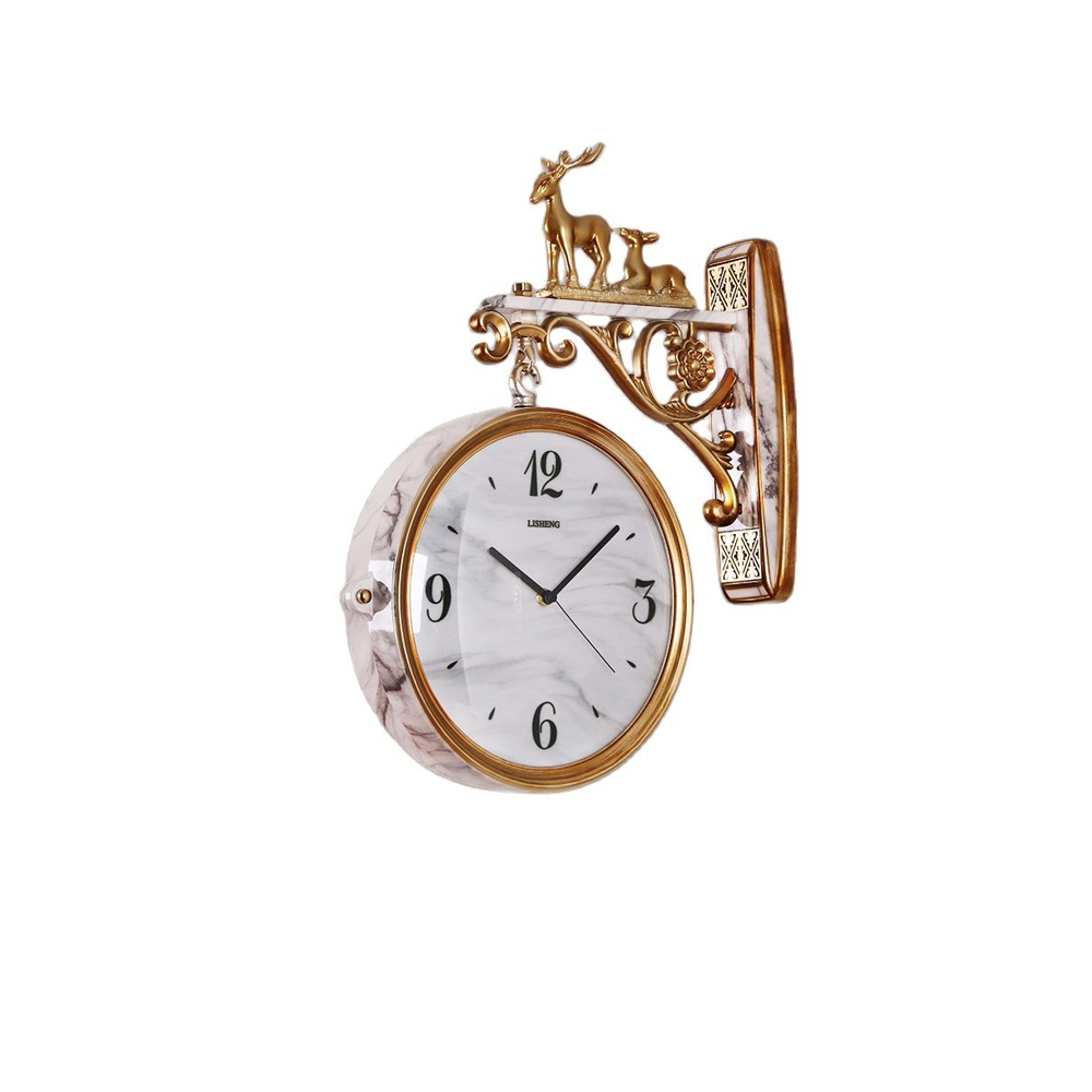 Double Sided Luxury Wall Clock - مراجعة Luxury Lifestyle Watches وسعره
