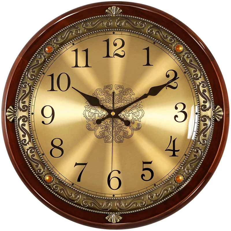 Luxury Wood Wall Clock Metal R - مراجعة Luxury Lifestyle Watches وسعره