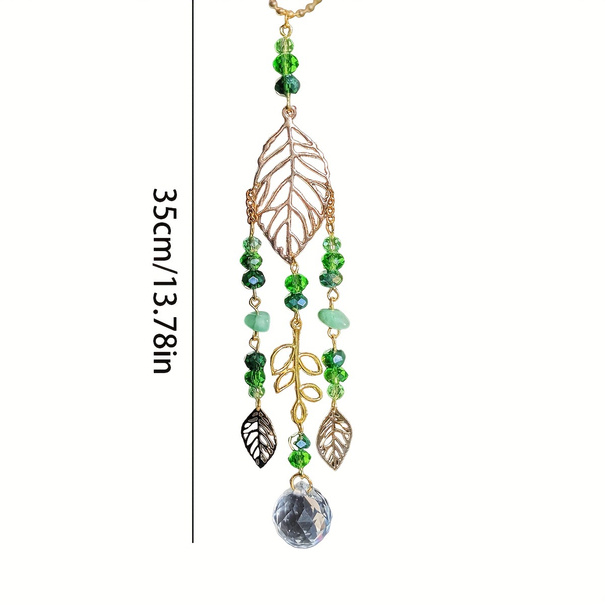Green Crystal Suncatcher Hangi - مراجعة Crystal Ball Decor وسعره