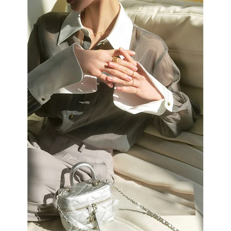 French Luxury Vintage Sheer Ch - مراجعة Luxury Lifestyle Women وسعره