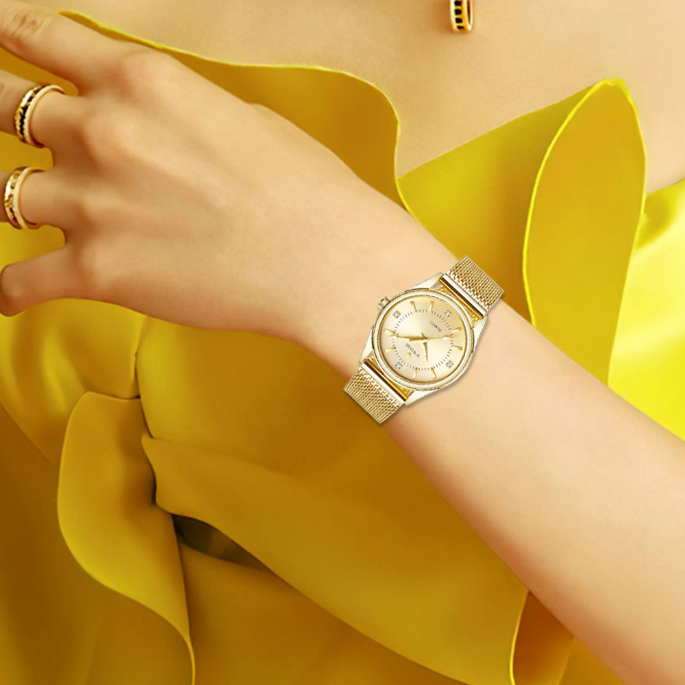 WWOOR Luxury Brand Dress Gold  - مراجعة Luxury Lifestyle Women وسعره